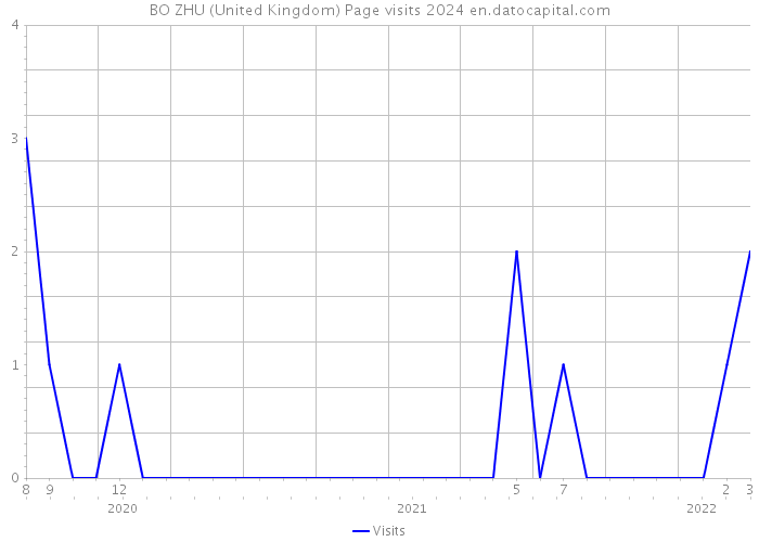 BO ZHU (United Kingdom) Page visits 2024 