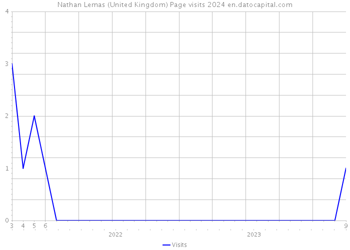 Nathan Lemas (United Kingdom) Page visits 2024 