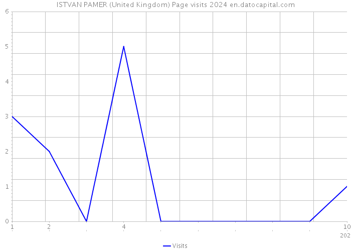 ISTVAN PAMER (United Kingdom) Page visits 2024 