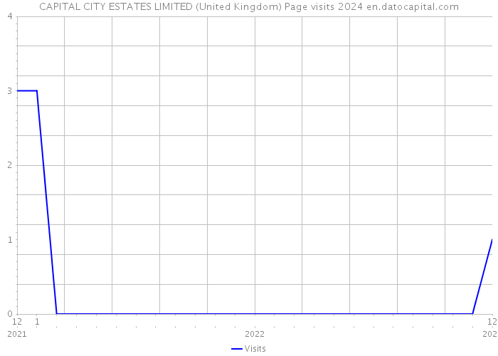 CAPITAL CITY ESTATES LIMITED (United Kingdom) Page visits 2024 