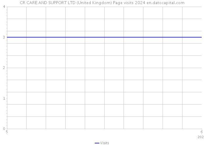 CR CARE AND SUPPORT LTD (United Kingdom) Page visits 2024 