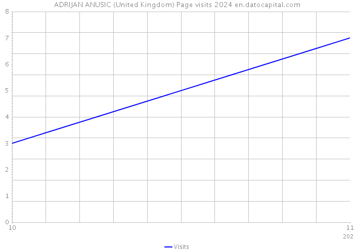 ADRIJAN ANUSIC (United Kingdom) Page visits 2024 