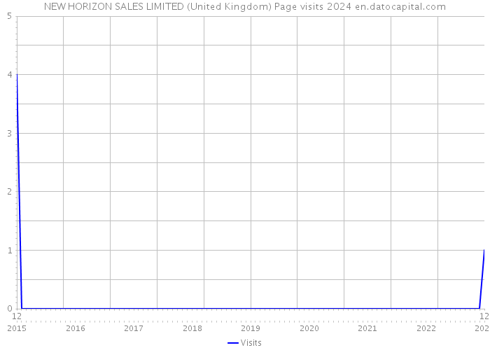 NEW HORIZON SALES LIMITED (United Kingdom) Page visits 2024 