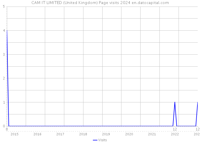 CAM IT LIMITED (United Kingdom) Page visits 2024 