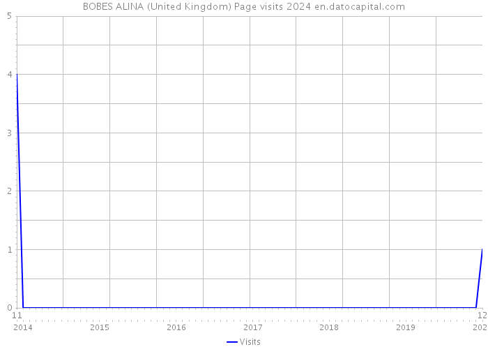 BOBES ALINA (United Kingdom) Page visits 2024 