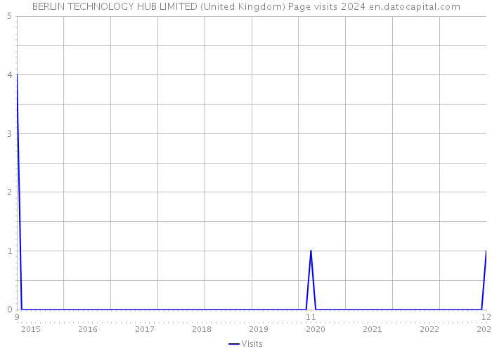 BERLIN TECHNOLOGY HUB LIMITED (United Kingdom) Page visits 2024 