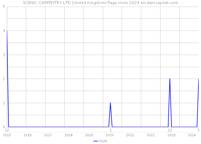 SCENIC CARPENTRY LTD (United Kingdom) Page visits 2024 