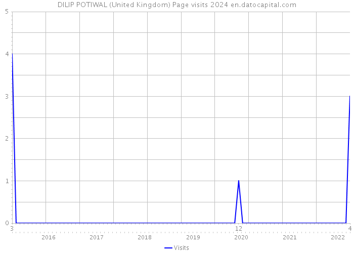 DILIP POTIWAL (United Kingdom) Page visits 2024 