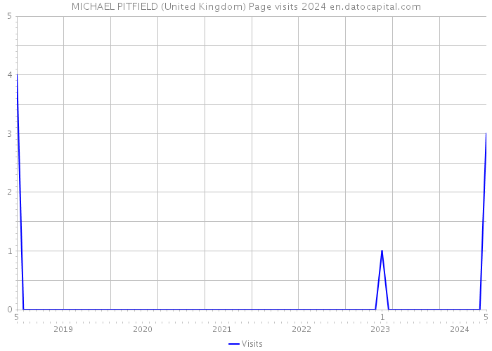 MICHAEL PITFIELD (United Kingdom) Page visits 2024 