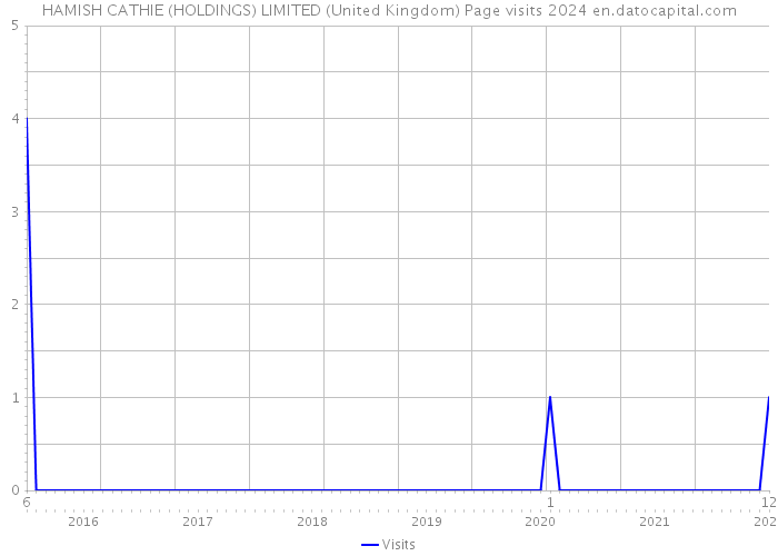 HAMISH CATHIE (HOLDINGS) LIMITED (United Kingdom) Page visits 2024 