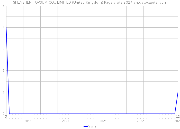 SHENZHEN TOPSUM CO., LIMITED (United Kingdom) Page visits 2024 