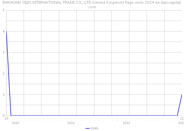 SHANGHAI YEJIN INTERNATIONAL TRADE CO., LTD (United Kingdom) Page visits 2024 