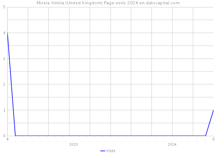 Mirela Vintila (United Kingdom) Page visits 2024 