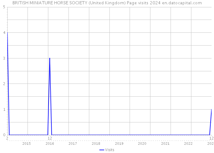 BRITISH MINIATURE HORSE SOCIETY (United Kingdom) Page visits 2024 