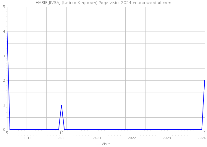 HABIB JIVRAJ (United Kingdom) Page visits 2024 