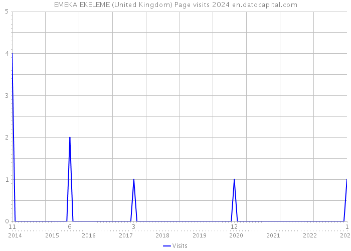 EMEKA EKELEME (United Kingdom) Page visits 2024 