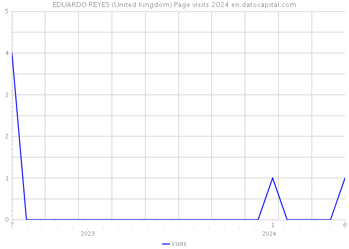 EDUARDO REYES (United Kingdom) Page visits 2024 