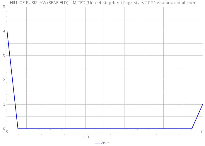 HILL OF RUBISLAW (SEAFIELD) LIMITED (United Kingdom) Page visits 2024 