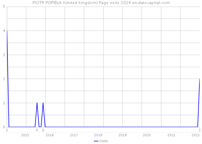 PIOTR POPIELA (United Kingdom) Page visits 2024 