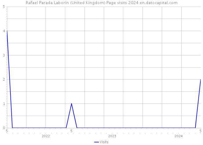 Rafael Parada Laborin (United Kingdom) Page visits 2024 