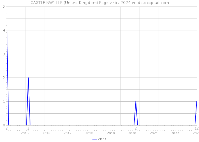 CASTLE NW1 LLP (United Kingdom) Page visits 2024 