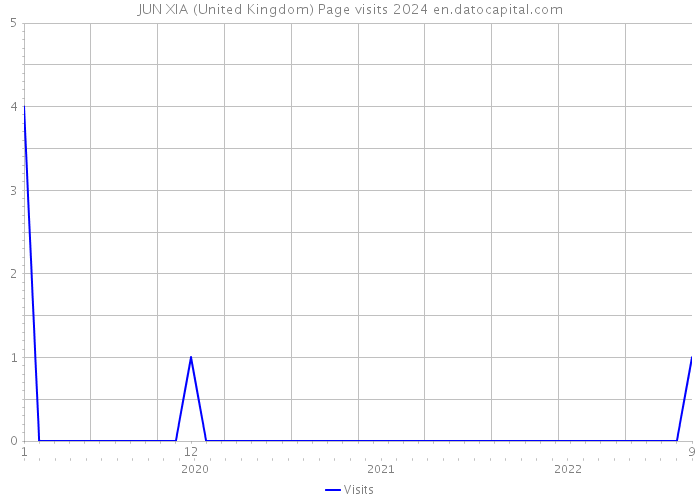 JUN XIA (United Kingdom) Page visits 2024 