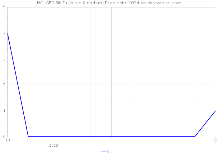 HOLGER BINZ (United Kingdom) Page visits 2024 
