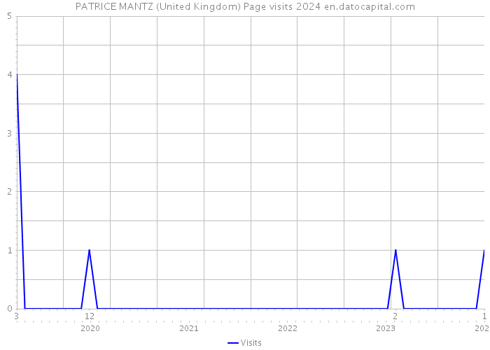 PATRICE MANTZ (United Kingdom) Page visits 2024 