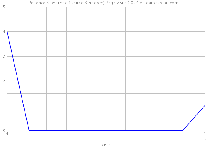 Patience Kuwornoo (United Kingdom) Page visits 2024 