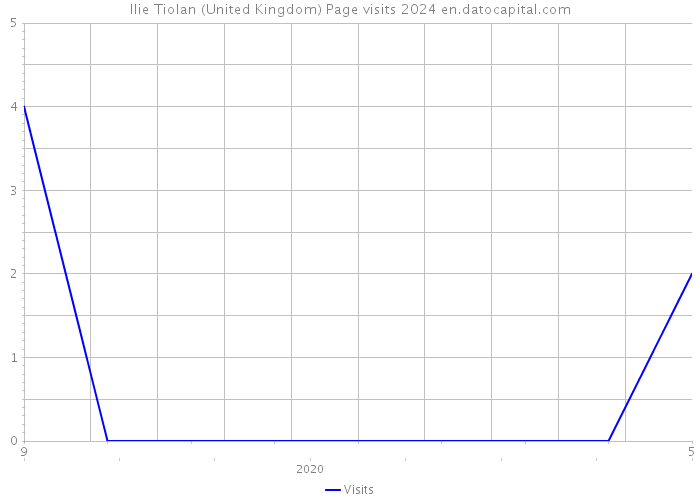 Ilie Tiolan (United Kingdom) Page visits 2024 