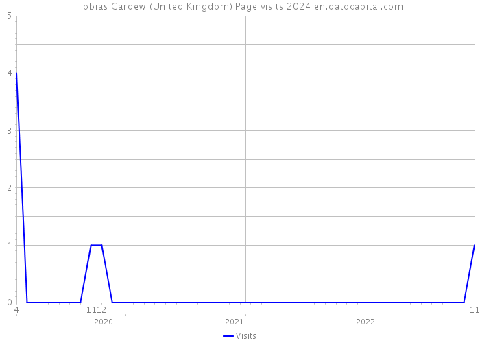 Tobias Cardew (United Kingdom) Page visits 2024 