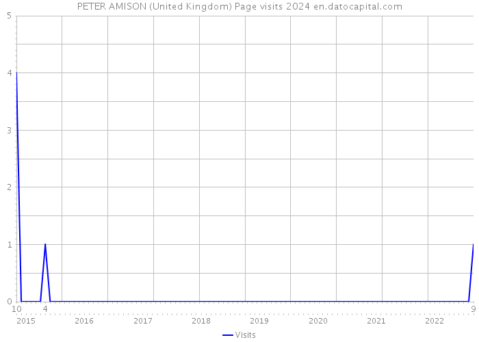 PETER AMISON (United Kingdom) Page visits 2024 