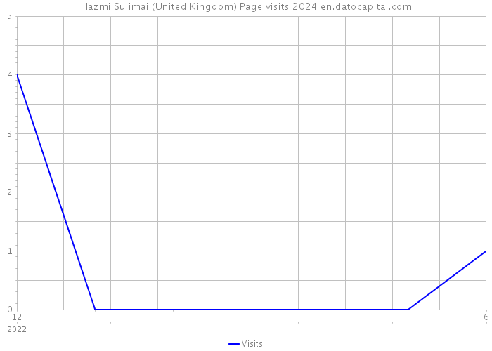 Hazmi Sulimai (United Kingdom) Page visits 2024 