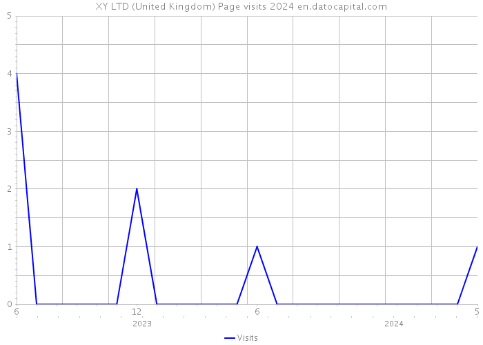 XY LTD (United Kingdom) Page visits 2024 