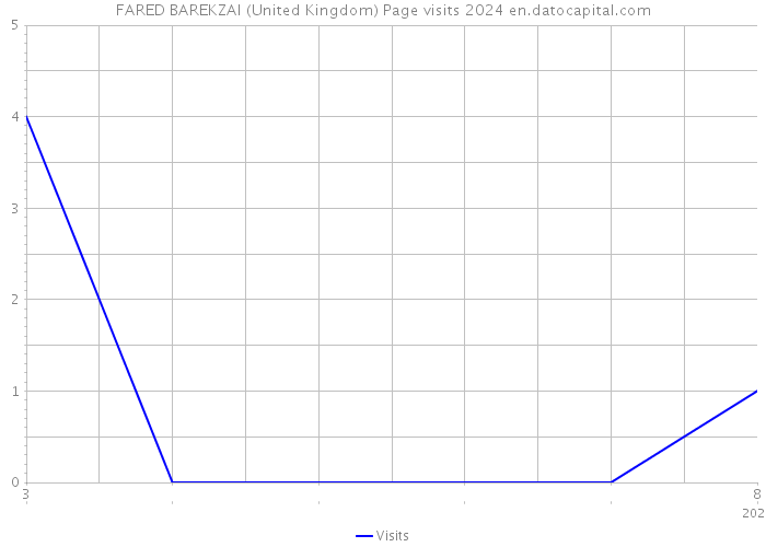 FARED BAREKZAI (United Kingdom) Page visits 2024 