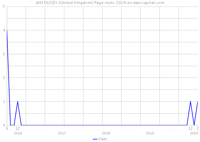JAN DUCEY (United Kingdom) Page visits 2024 