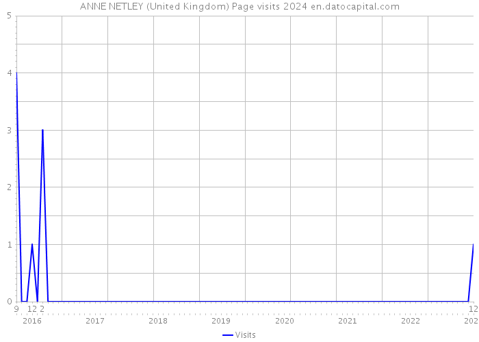 ANNE NETLEY (United Kingdom) Page visits 2024 