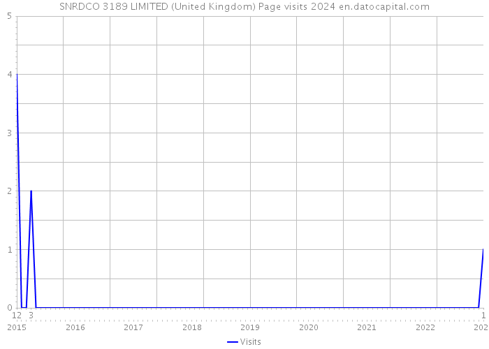 SNRDCO 3189 LIMITED (United Kingdom) Page visits 2024 