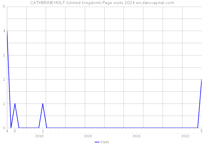 CATHERINE HOLT (United Kingdom) Page visits 2024 