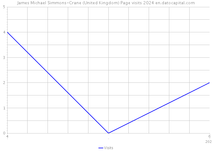 James Michael Simmons-Crane (United Kingdom) Page visits 2024 