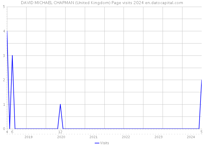 DAVID MICHAEL CHAPMAN (United Kingdom) Page visits 2024 