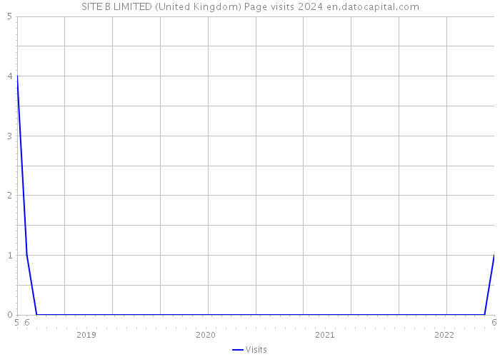 SITE B LIMITED (United Kingdom) Page visits 2024 