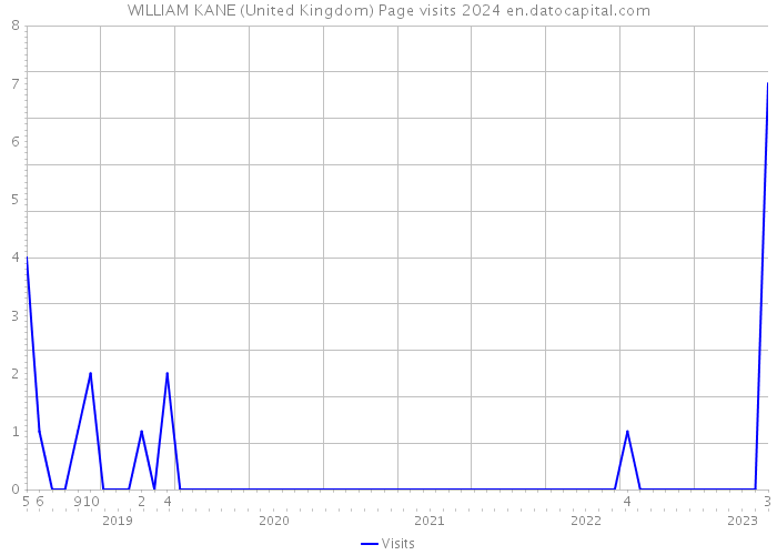 WILLIAM KANE (United Kingdom) Page visits 2024 