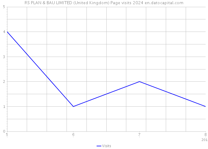 RS PLAN & BAU LIMITED (United Kingdom) Page visits 2024 