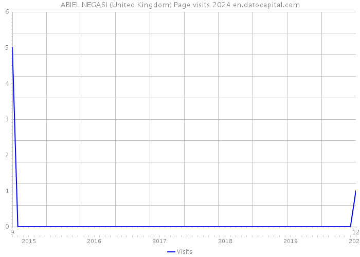 ABIEL NEGASI (United Kingdom) Page visits 2024 