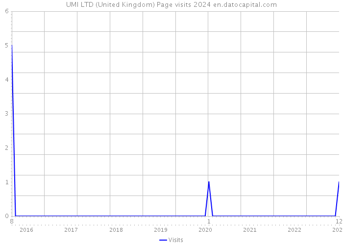 UMI LTD (United Kingdom) Page visits 2024 
