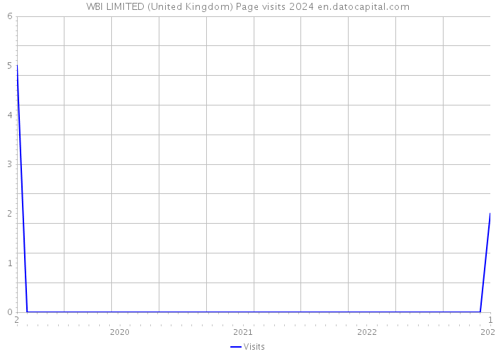 WBI LIMITED (United Kingdom) Page visits 2024 