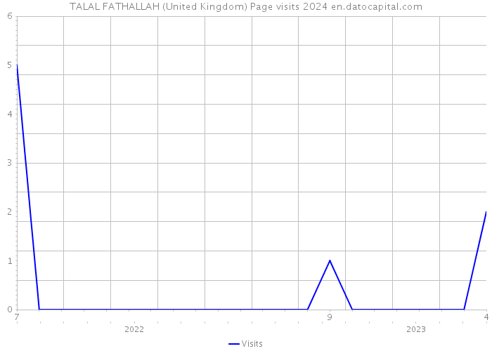 TALAL FATHALLAH (United Kingdom) Page visits 2024 