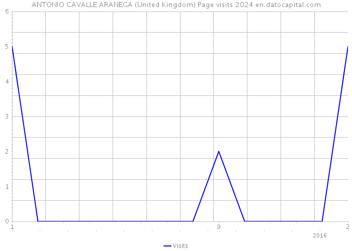 ANTONIO CAVALLE ARANEGA (United Kingdom) Page visits 2024 
