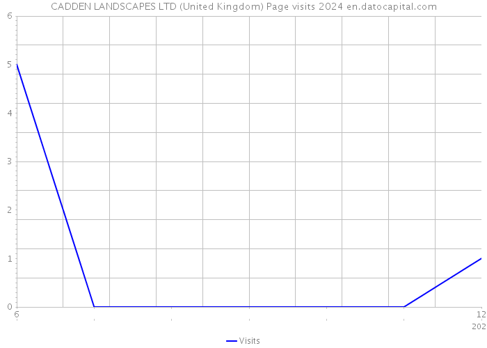 CADDEN LANDSCAPES LTD (United Kingdom) Page visits 2024 